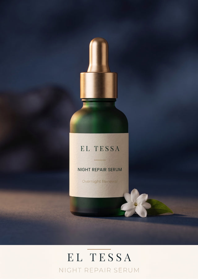 EL TESSA Night Repair Serum for Dull, Tired Skin