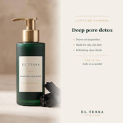 EL TESSA Charcoal Face Wash for Blackheads - key ingredients and how to use