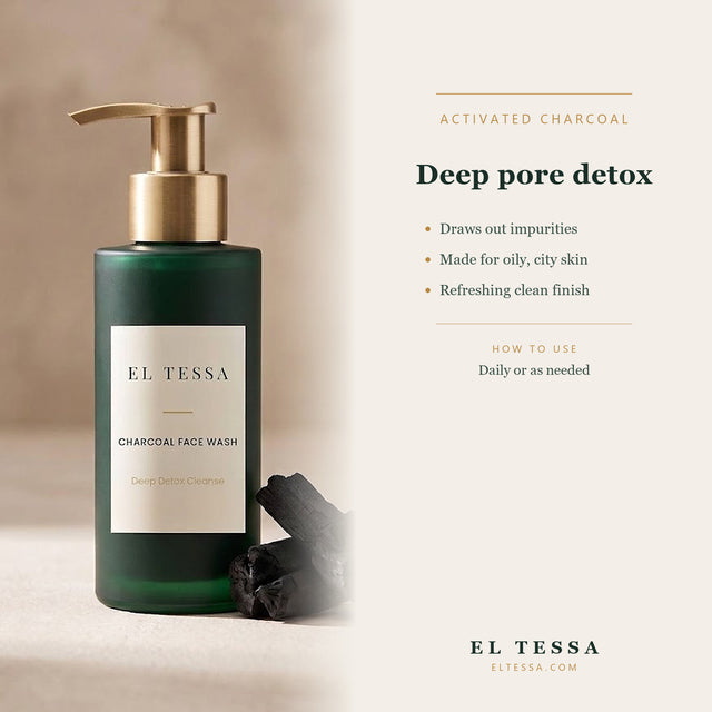 EL TESSA Charcoal Face Wash