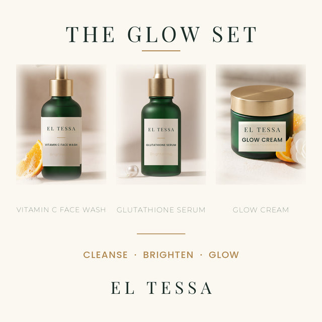 EL TESSA Glow Set — Wash + Serum + Cream