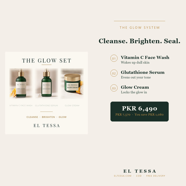 EL TESSA Glow Set — Wash + Serum + Cream