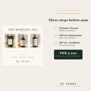 EL TESSA Morning Set - SPF + Vitamin C + Moisturizer - key ingredients and how to use