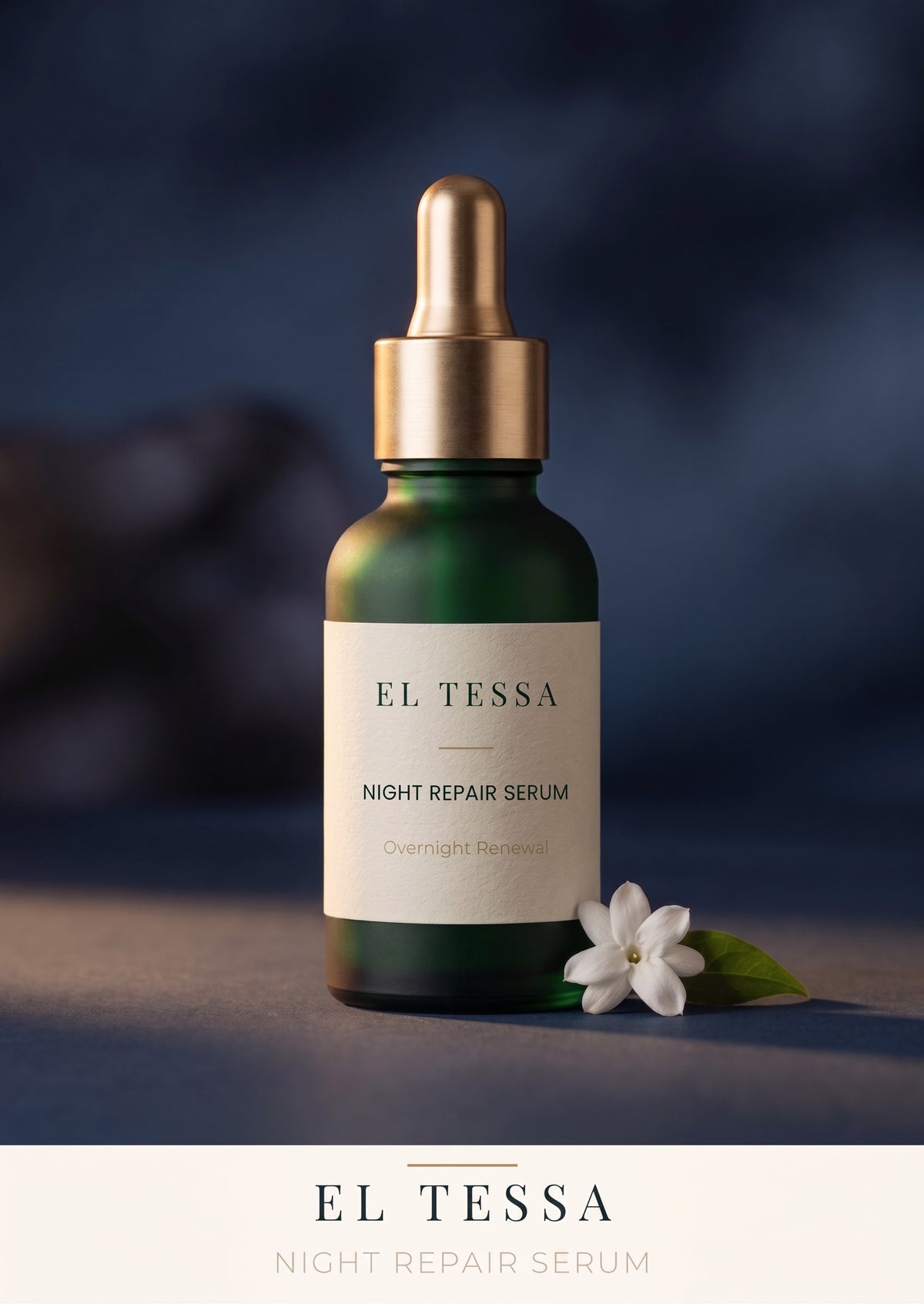 EL TESSA Night Repair Serum for Dull, Tired Skin