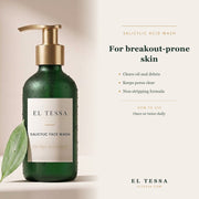 EL TESSA Salicylic Acid Face Wash for Acne - key ingredients and how to use